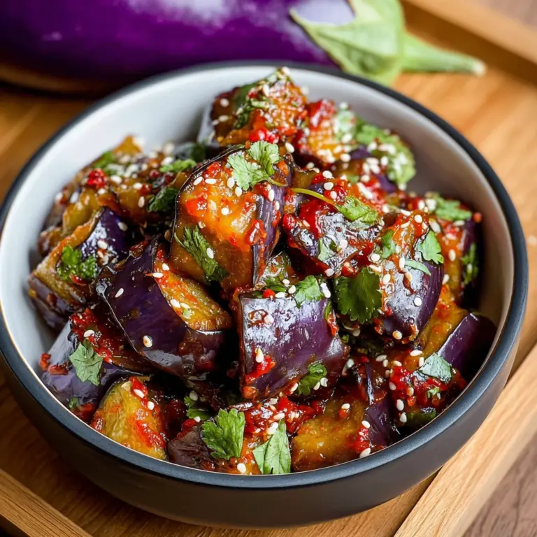 Zesty & Spicy Eggplant: The Perfect Fall Side Dish