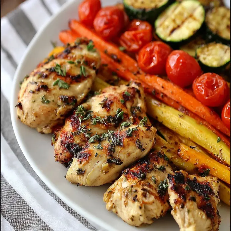 Chicken and Veggie Marinade Recipe