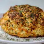 Crab Stuffed Cheddar Bay Biscuits with Lemon Butter Recipe