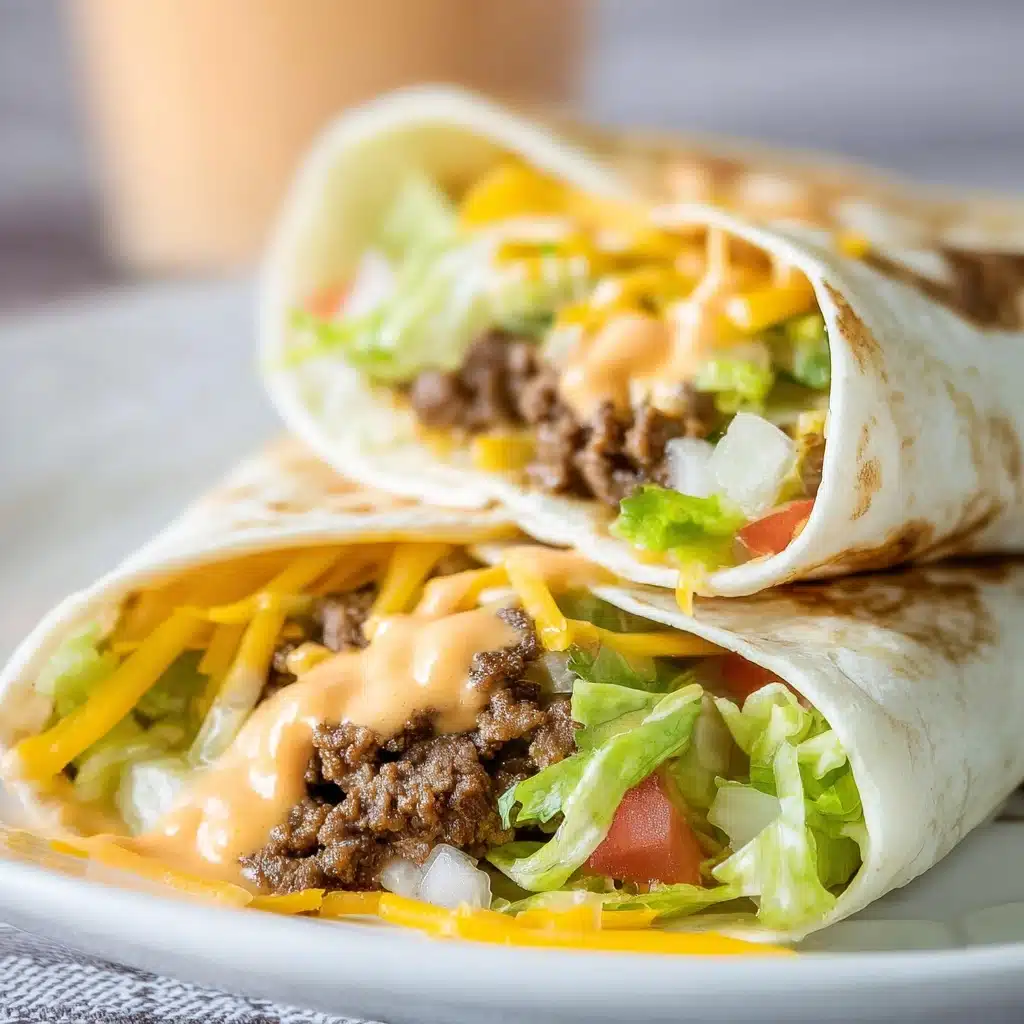 Big Mac Wraps Recipe - Recipe Image