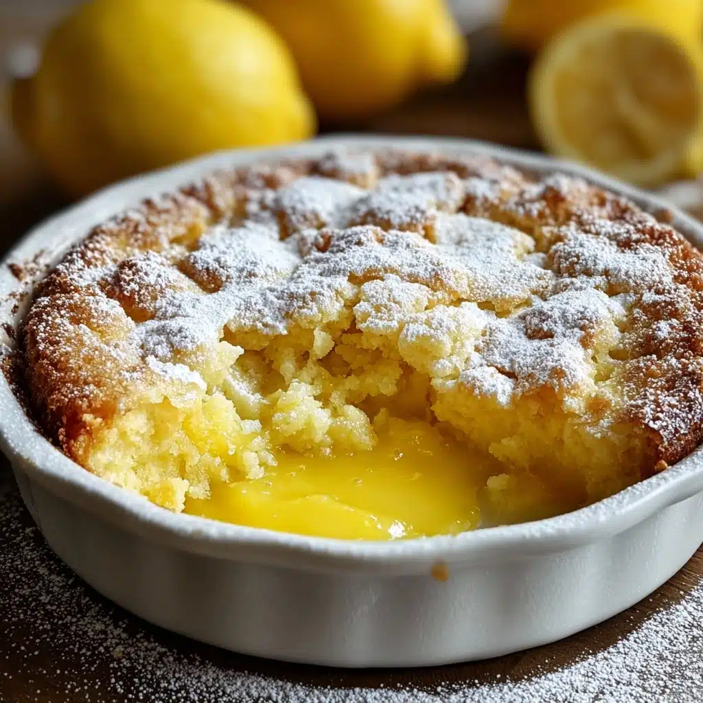 Magic Lemon Cobbler: A Sweet, Tangy Dessert Delight Recipe - Recipe Image