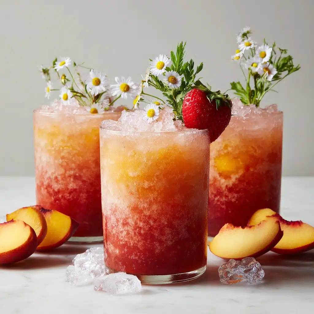 Strawberry Peach Spritzer Recipe
