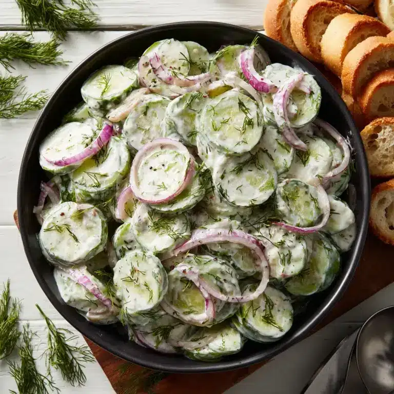 Cucumber Dill Salad Recipe