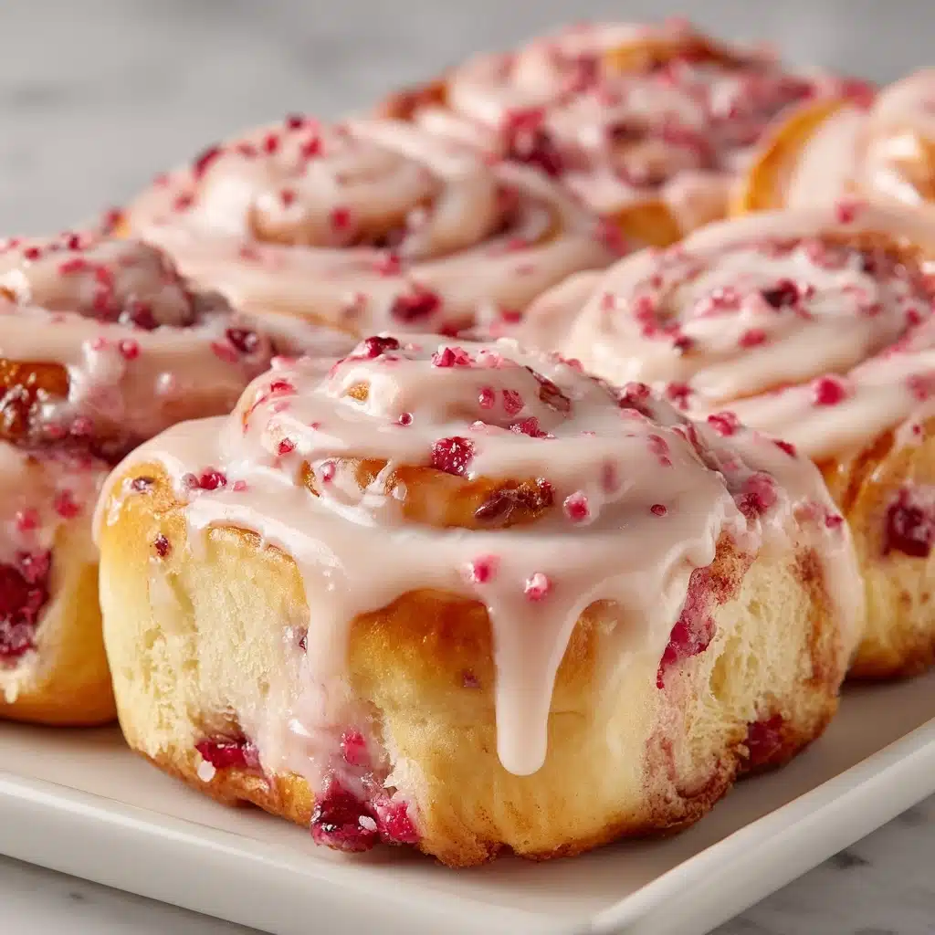 Strawberry Cinnamon Rolls Recipe - Recipe Image