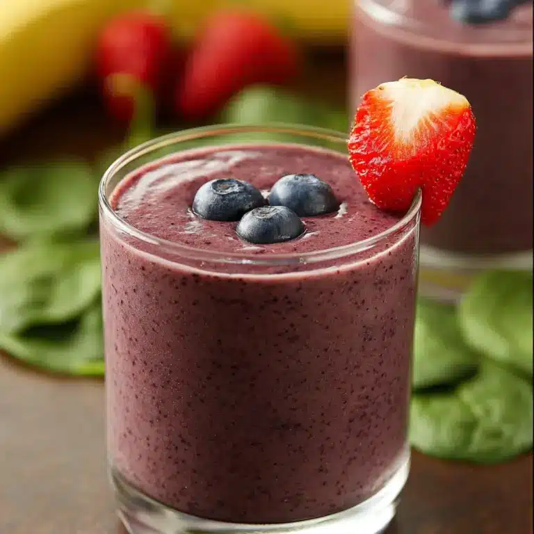 Strawberry Spinach Smoothie Recipe