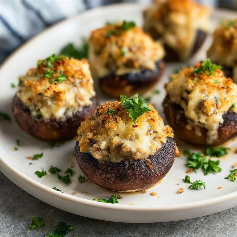 Chicken Stuffed Mushrooms Recipe