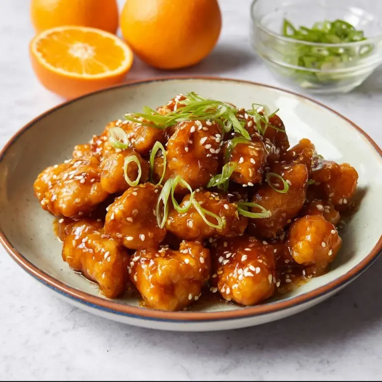 Quick & Easy Orange Chicken Recipe