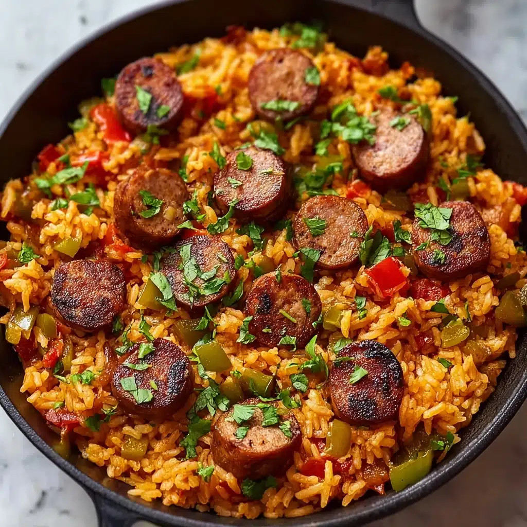 Cajun Sausage and Rice Skillet Recipe