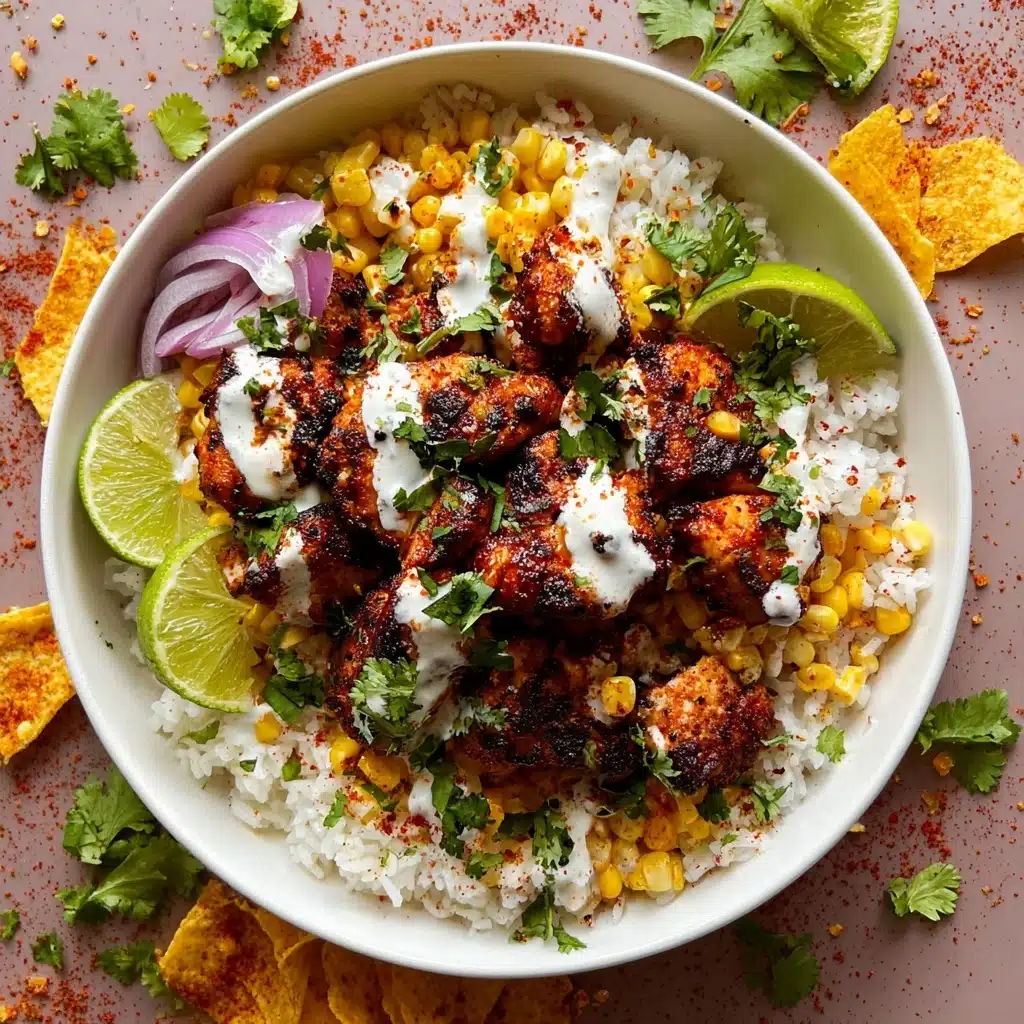 Street Corn Chicken Rice Bowl Recipe