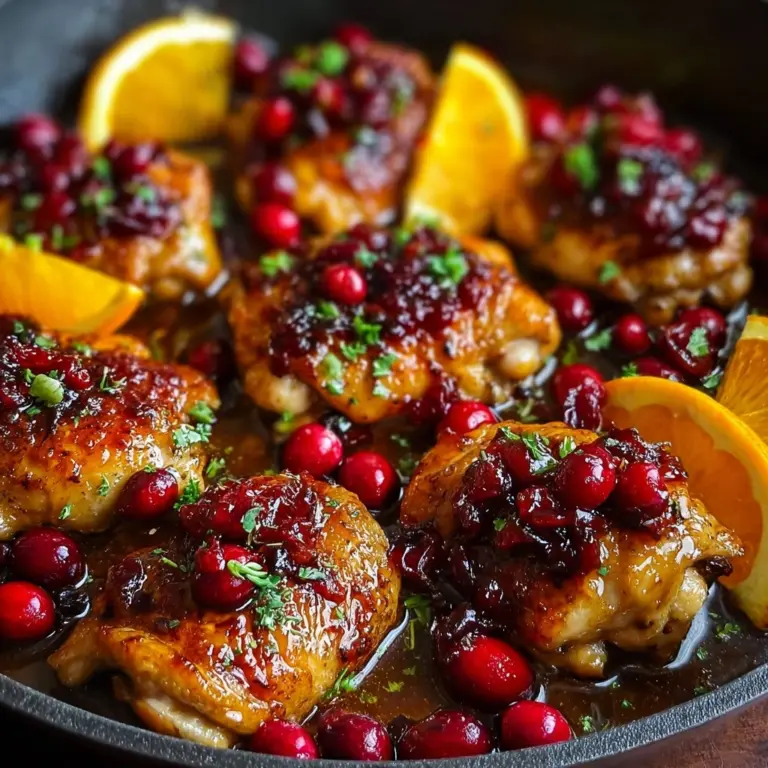 Cranberry Orange Chicken Recipe