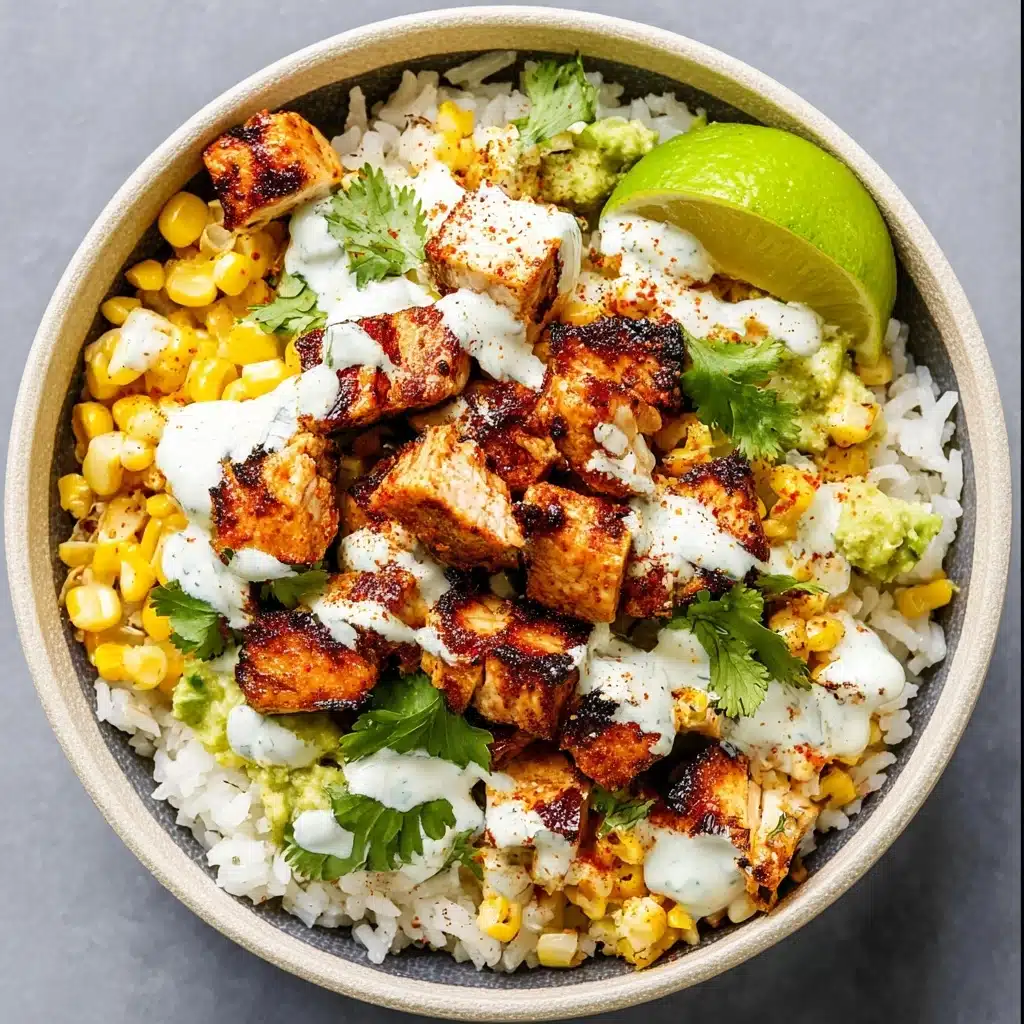 Street Corn Chicken Rice Bowl Recipe - Recipe Image
