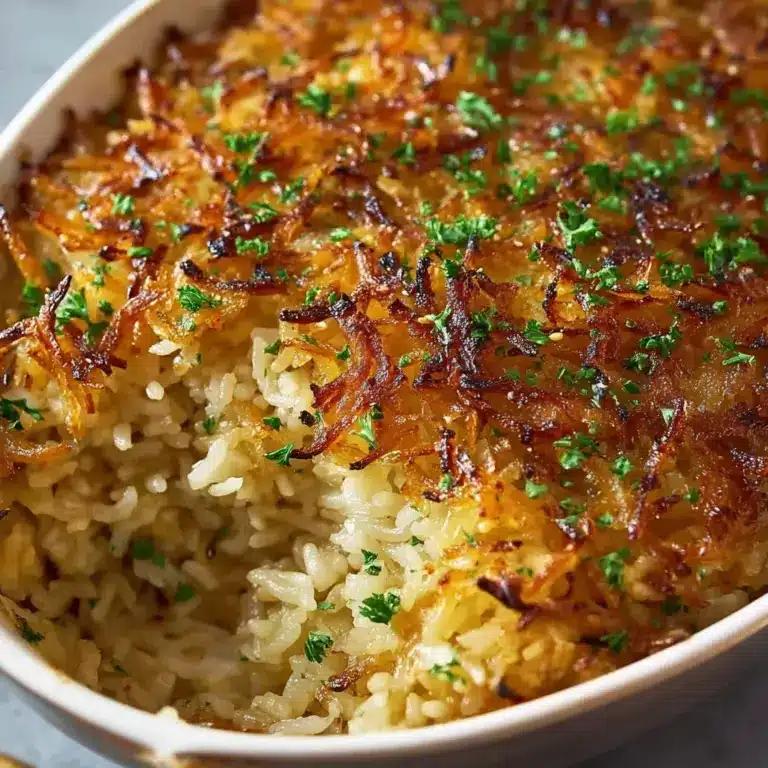 French Onion Soup Rice Recipe
