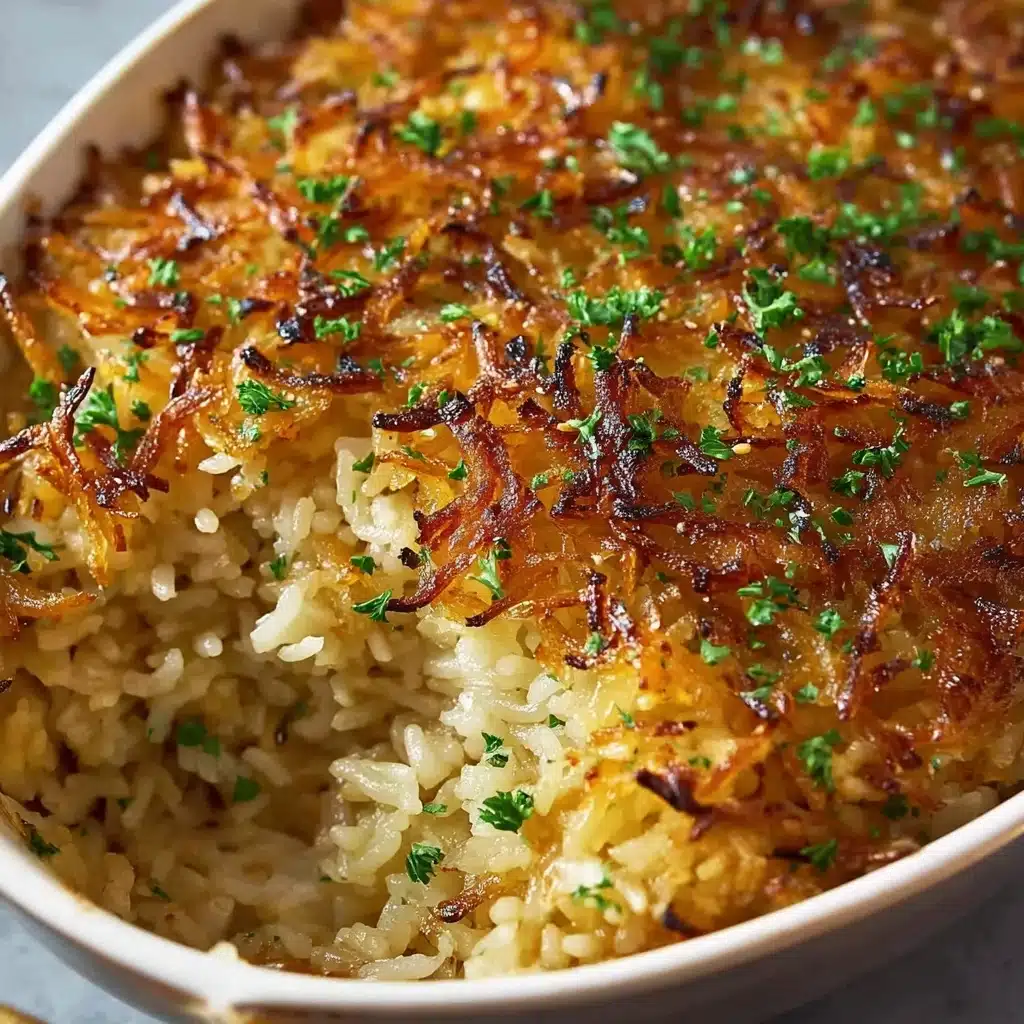 French Onion Soup Rice Recipe