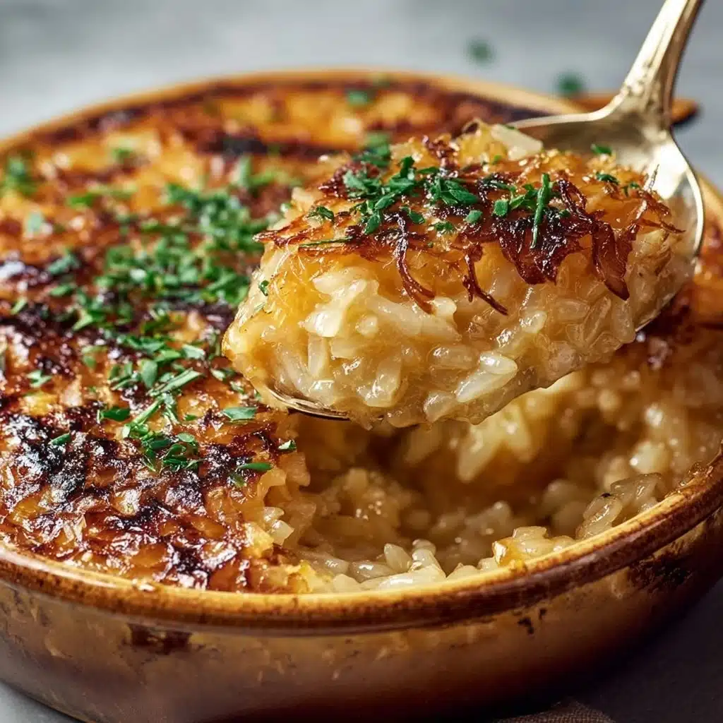 French Onion Soup Rice Recipe - Recipe Image