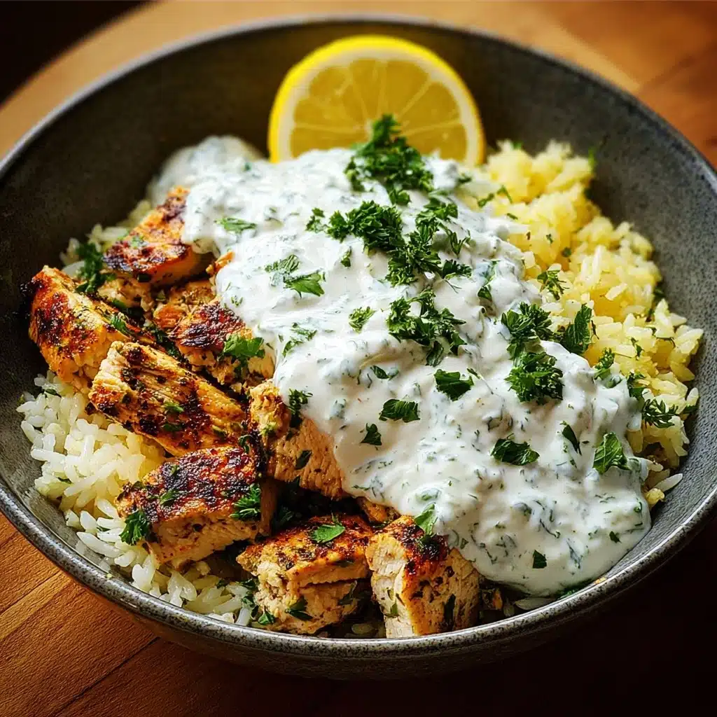Easy Chicken Tzatziki Rice Bake Recipe