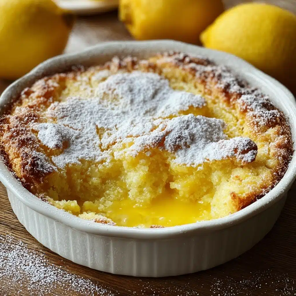 Magic Lemon Cobbler: A Sweet, Tangy Dessert Delight Recipe - Recipe Image