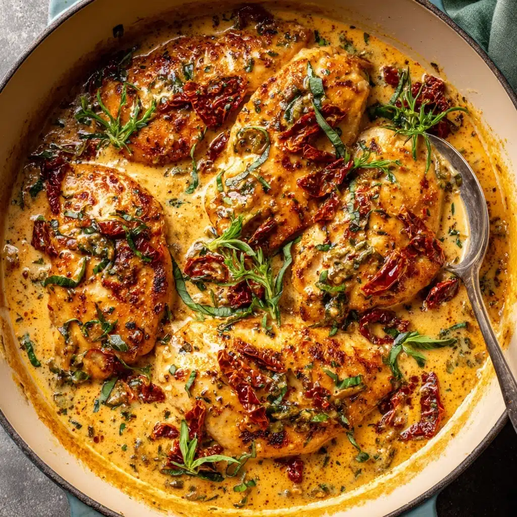 icken in a Sun-Dried Tomato Cream Sauce) Recipe - Recipe Image