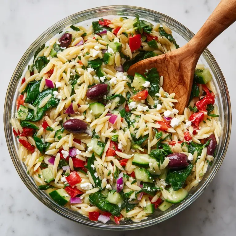 Mediterranean Orzo Salad Recipe