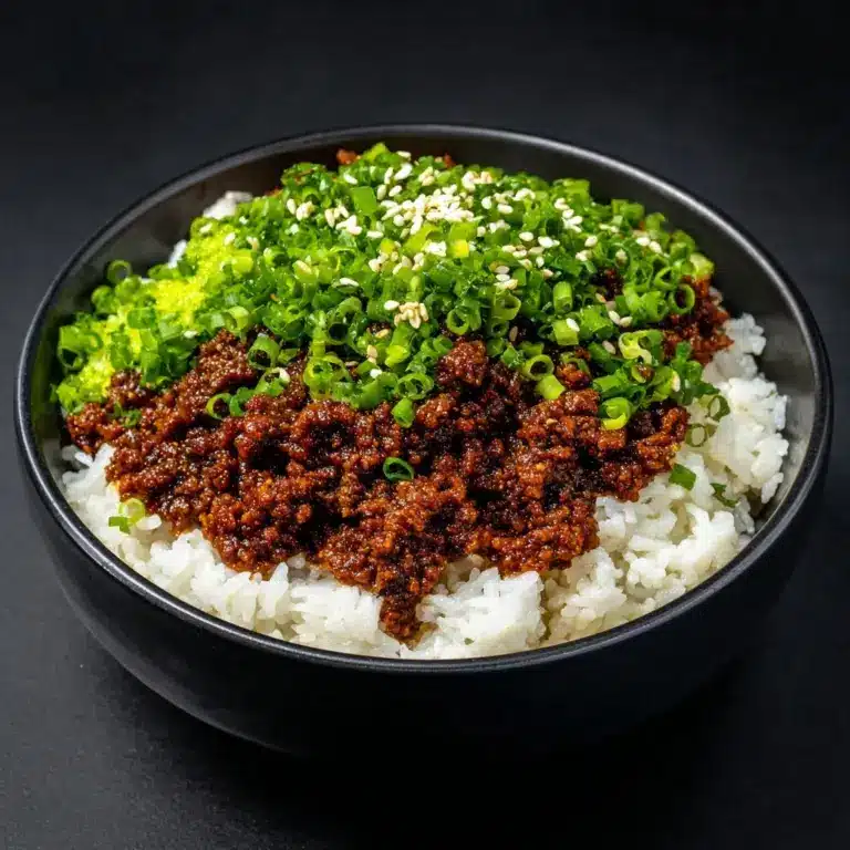 Korean Ground Beef Bowl (25-Minutes) Recipe