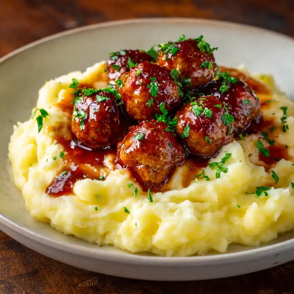 Slow Cooker Salisbury Steak Meatballs Recipe - Recipe Image