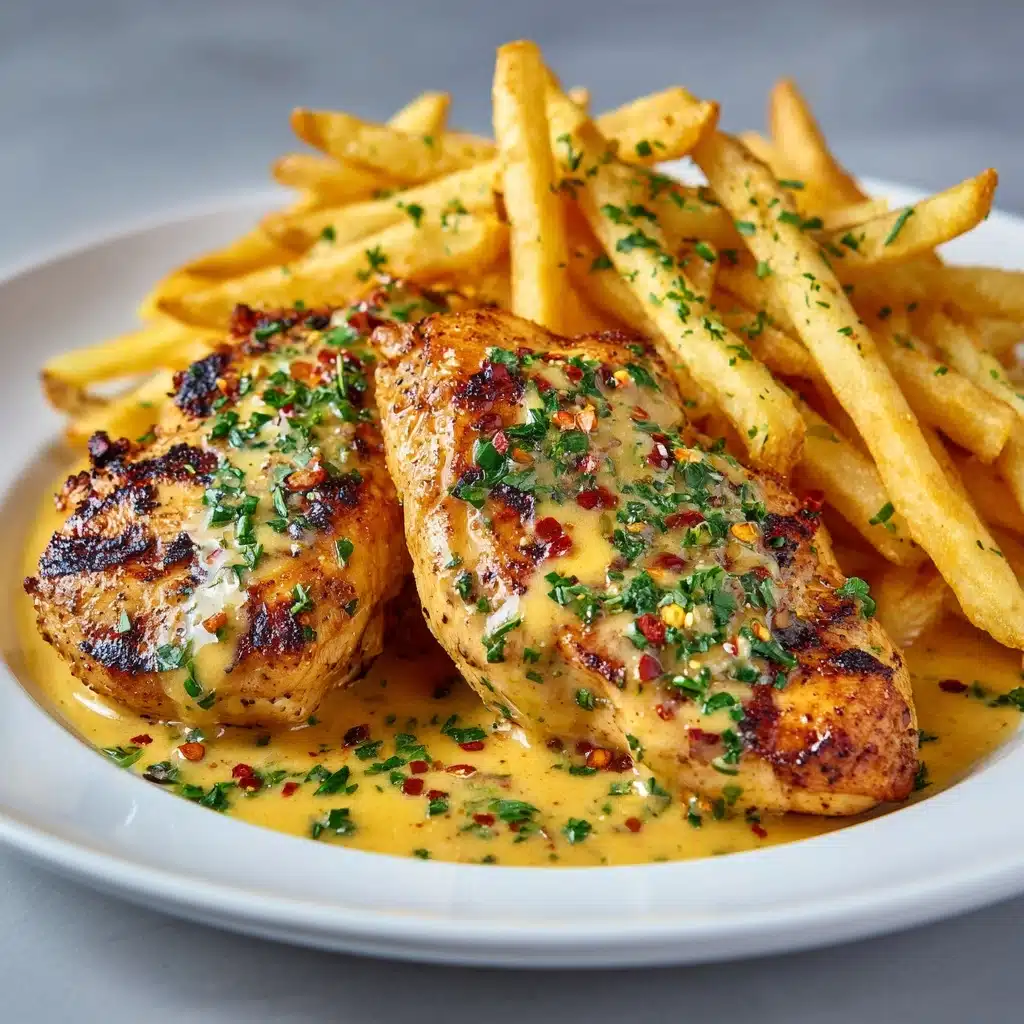 Chicken Fillet in Spicy, Creamy Garlic-Parmesan Sauce Recipe - Recipe Image