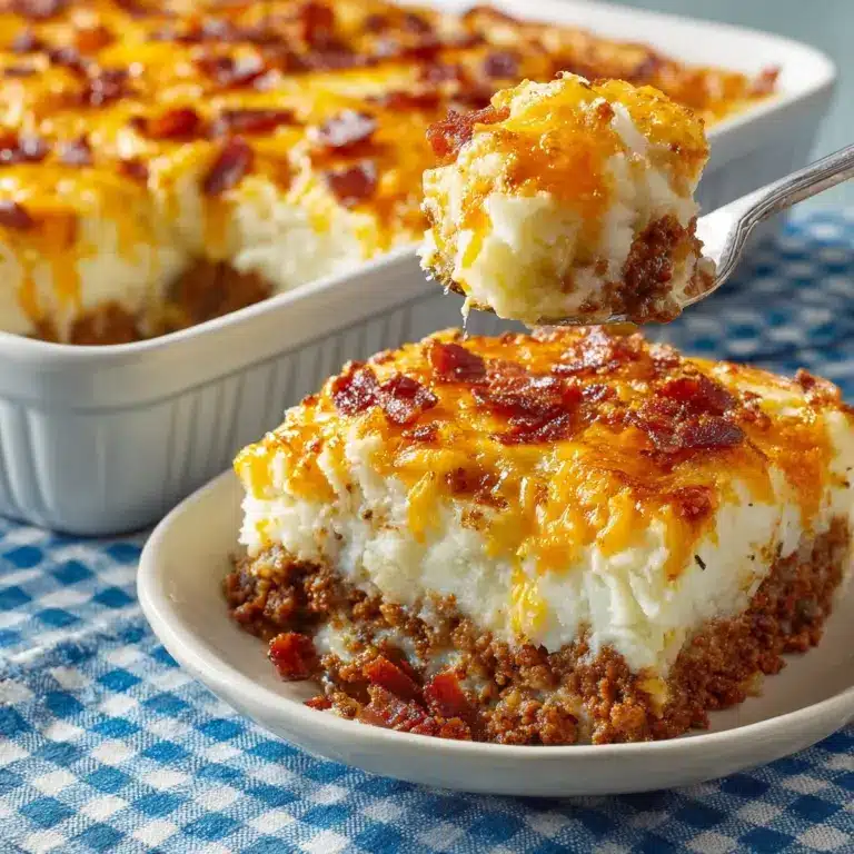 Loaded Meatloaf Casserole Recipe