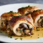 Baked Mushroom Stuffed Chicken Thighs Recipe