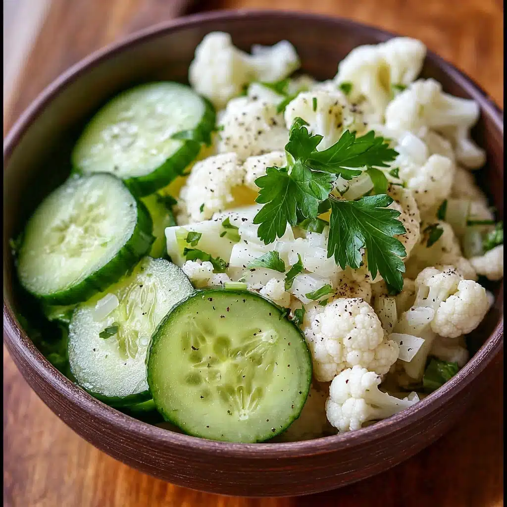 Cauliflower Cucumber Salad Recipe