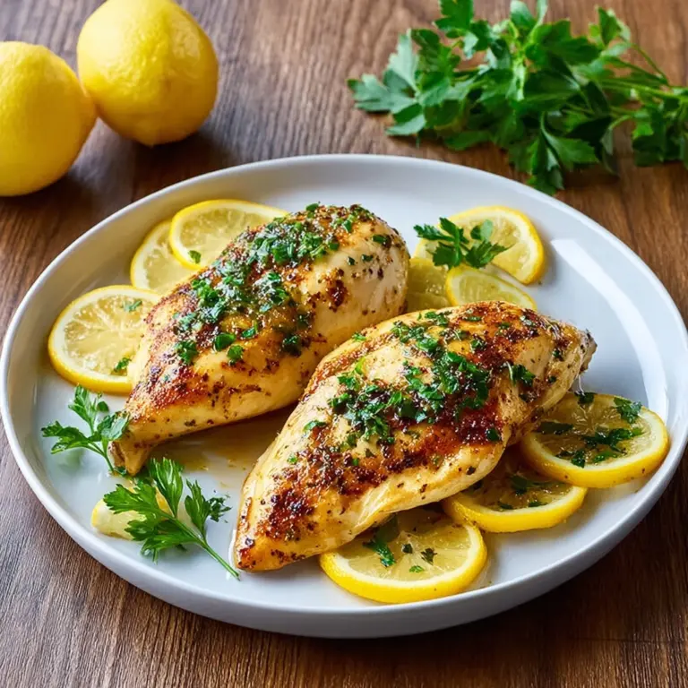 Slow Cooker Lemon Garlic Chicken Recipe