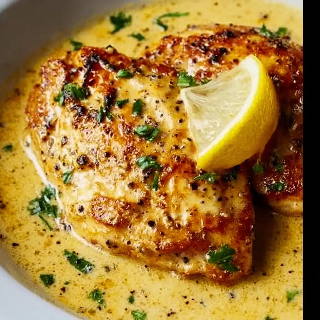 Slow Cooker Lemon Garlic Chicken Recipe - Recipe Image