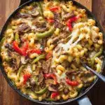 Philly Cheesesteak Pasta Recipe