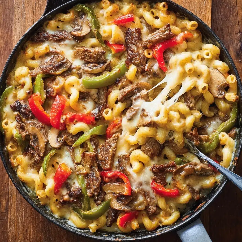 Philly Cheesesteak Pasta Recipe