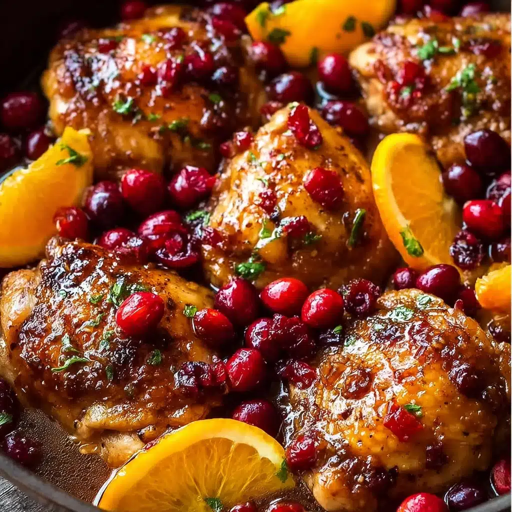 Cranberry Orange Chicken Recipe - Recipe Image