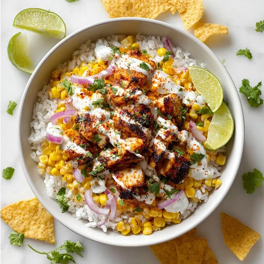 Street Corn Chicken Rice Bowl Recipe