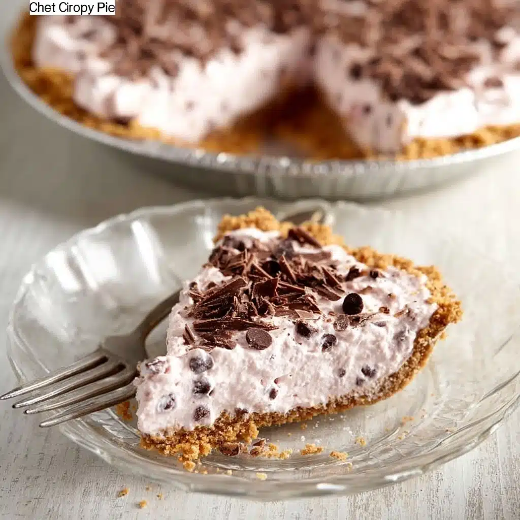 Cherry Chocolate Chip Pie Recipe