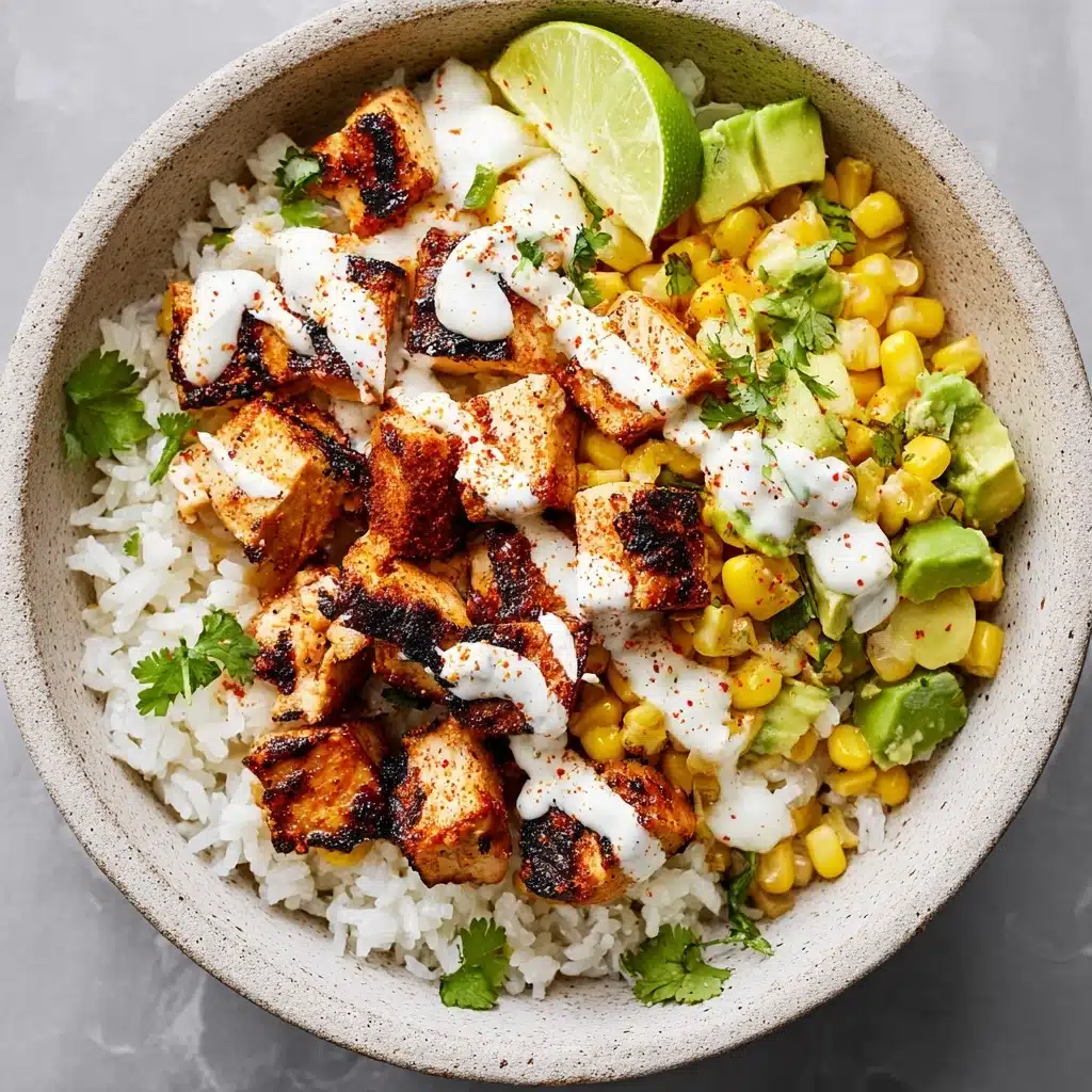 Street Corn Chicken Rice Bowl Recipe - Recipe Image