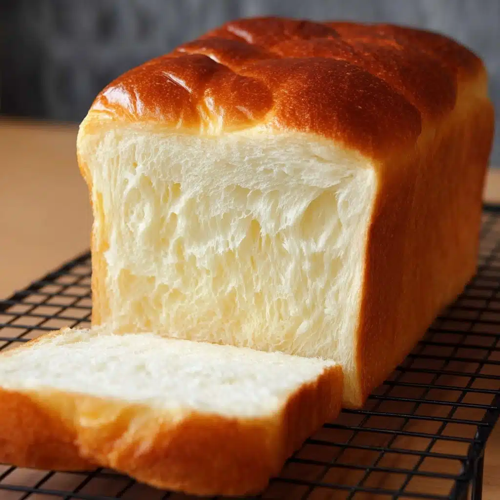Easy Sweet Condensed Milk Bread Recipe - Recipe Image
