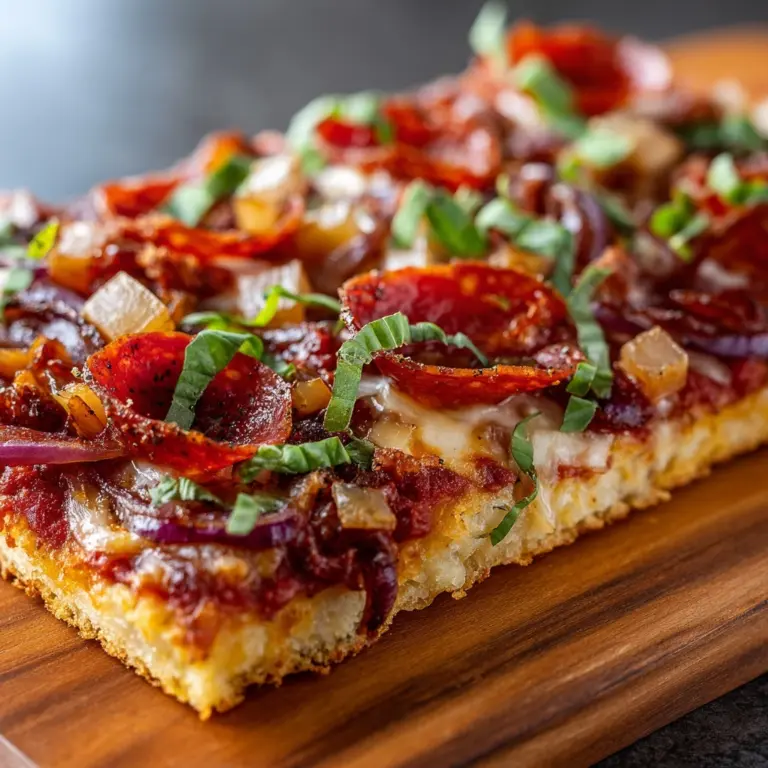Hot Honey Garlic Flatbread Pizzas Recipe