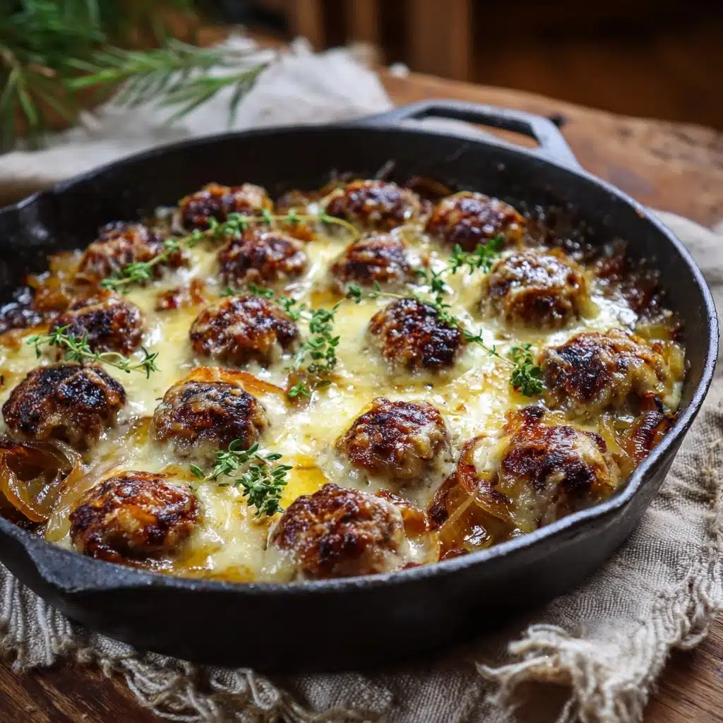 French Onion Meatballs Recipe