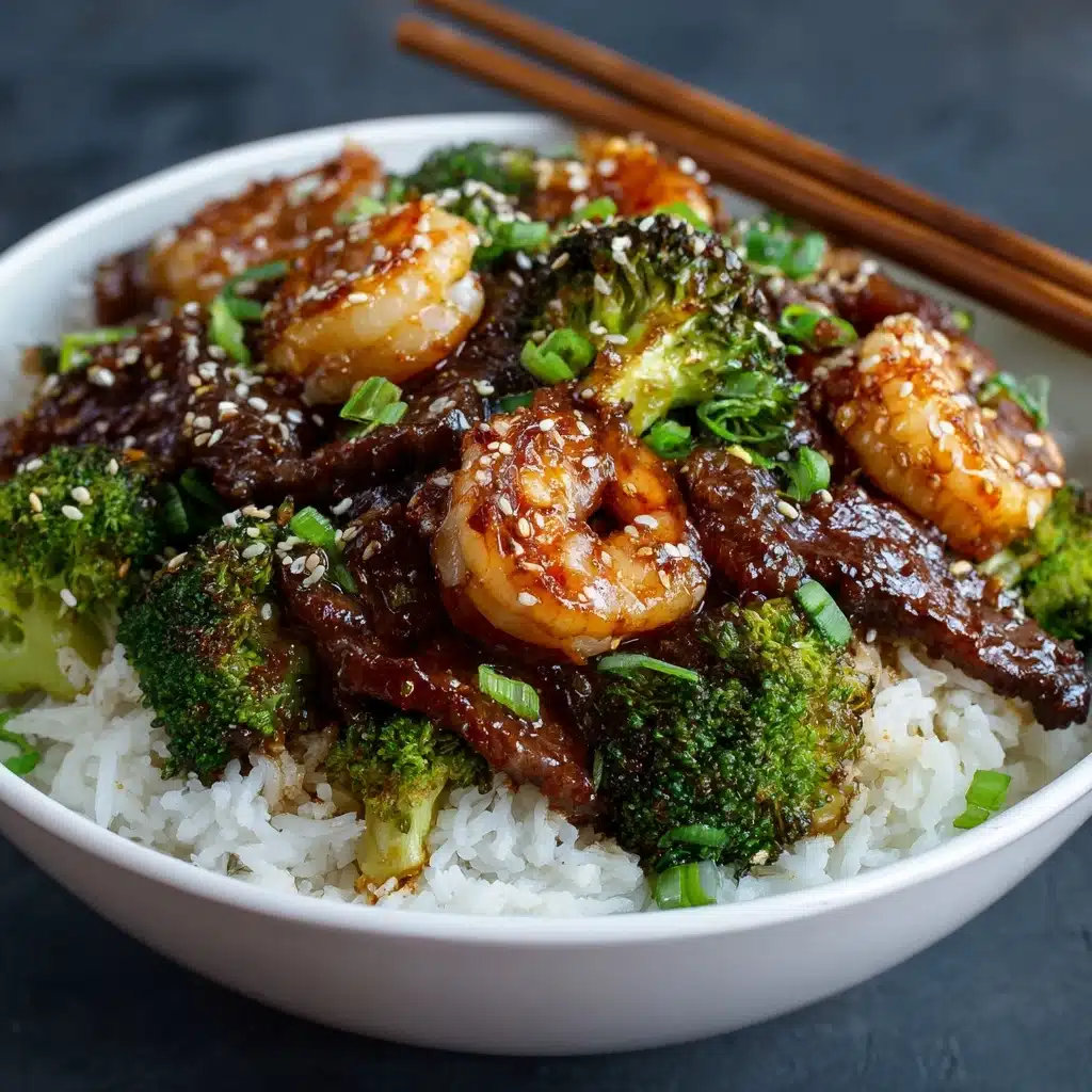 Shrimp, Beef and Broccoli Stir Fry Recipe - Recipe Image
