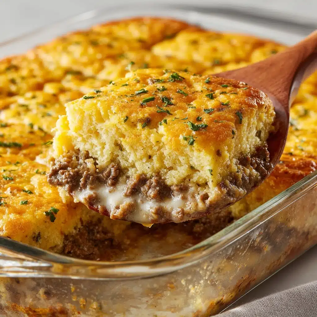 Cheddar Bay Ground Beef Cobbler Recipe - Recipe Image