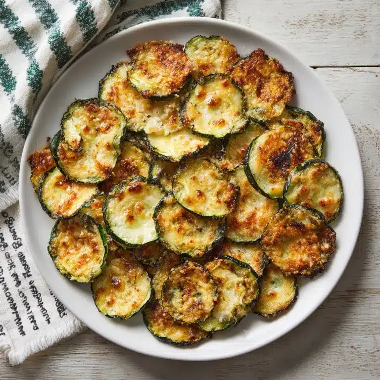 Crispy Baked Zucchini Chips Recipe