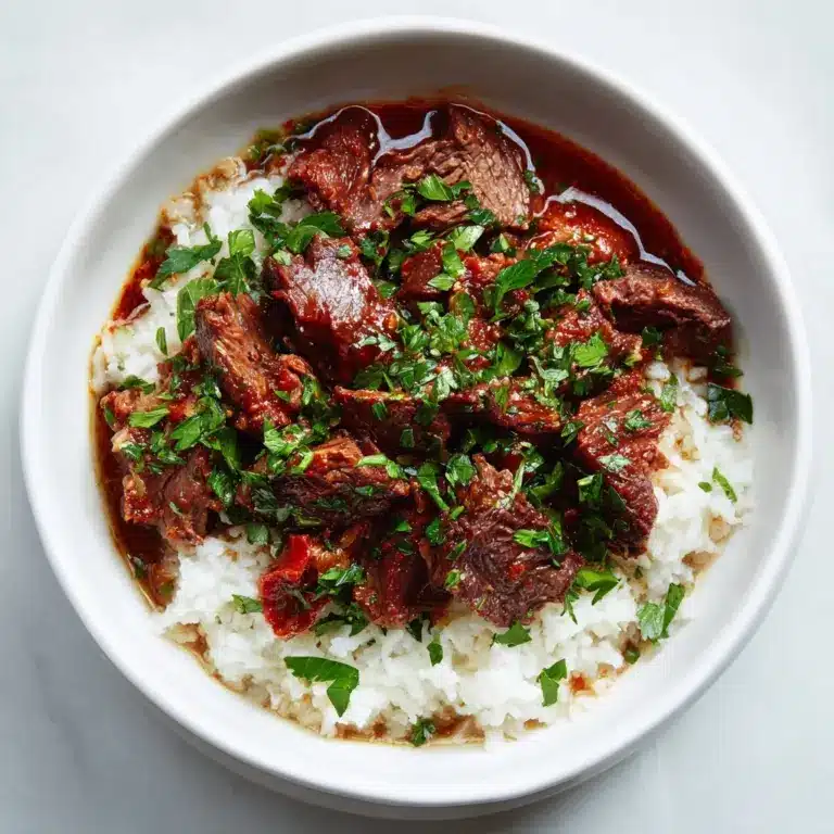Stew Beef and Rice Recipe