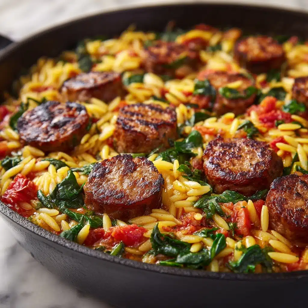 One-Pan Italian Sausage and Orzo Pasta Recipe