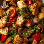 Black Pepper Chicken with Mushrooms Recipe