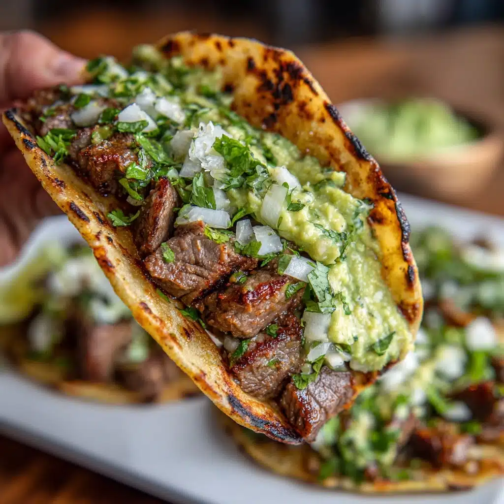 Grilled Steak Tacos with Avocado Salsa Recipe - Recipe Image