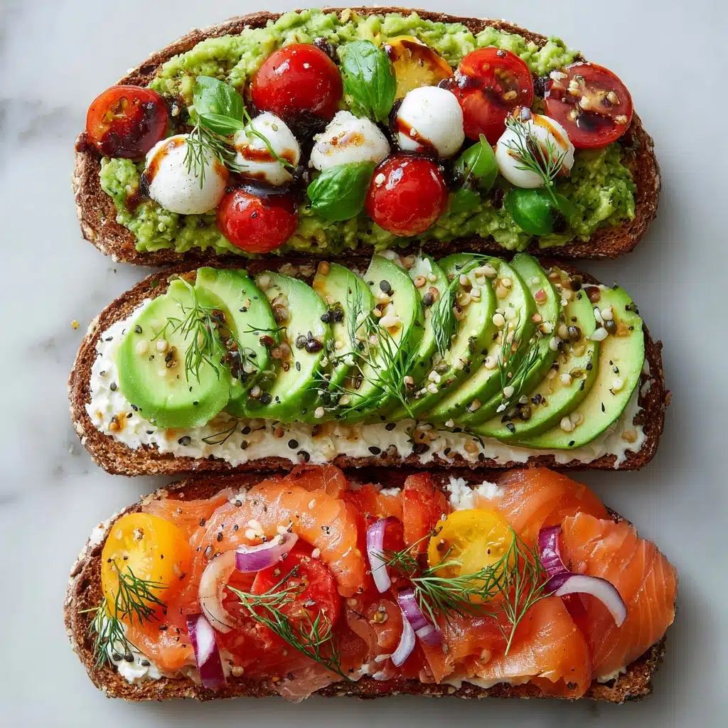Avocado Toast (6 Ways!) Recipe