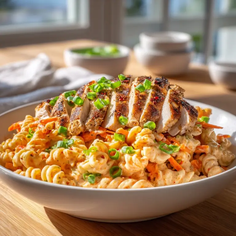 Buffalo Chicken Pasta Salad Recipe