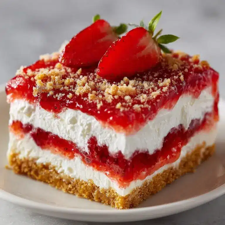 Strawberry Jello Lasagna Recipe