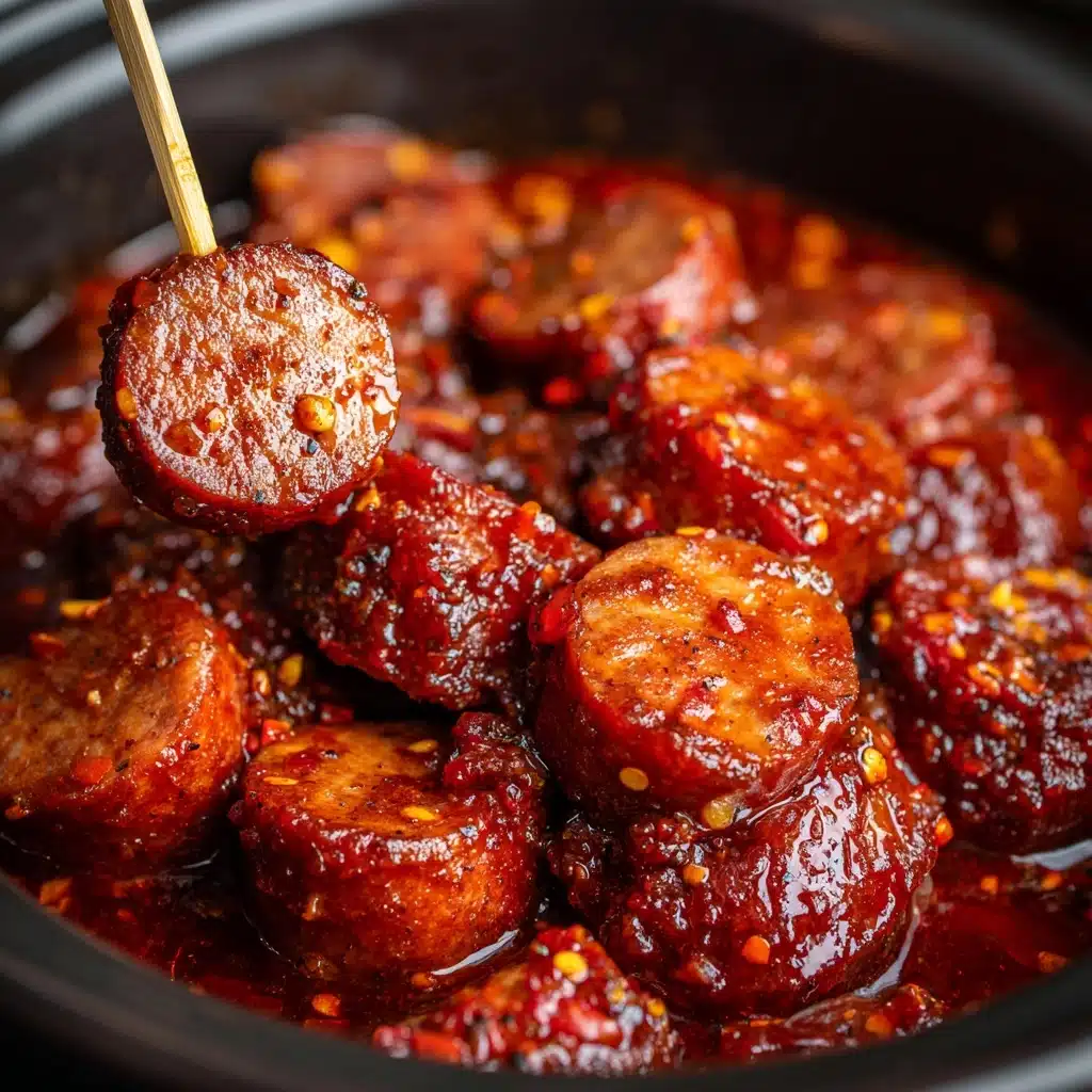 Crockpot Sweet and Spicy Kielbasa Bites Recipe